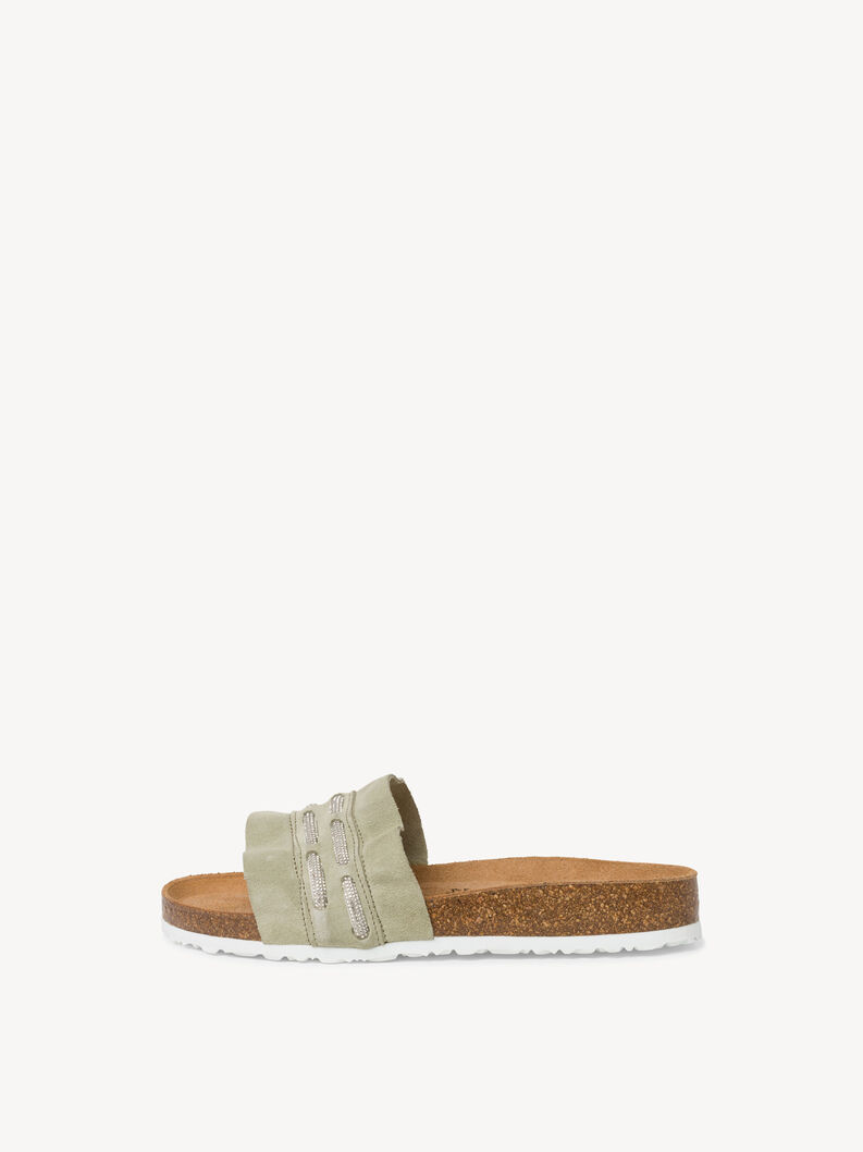 Leather Mule - green, PISTACCHIO, hi-res