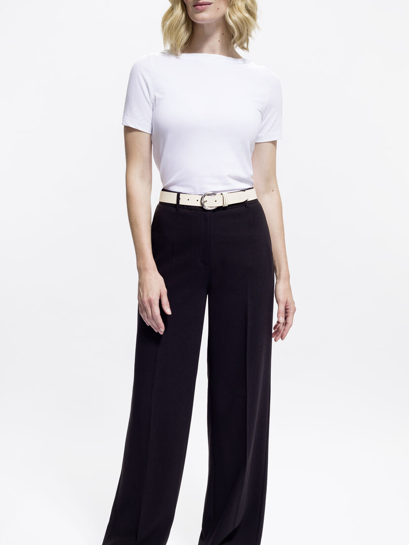 Leren Riem - beige, Lichte beiige, hi-res