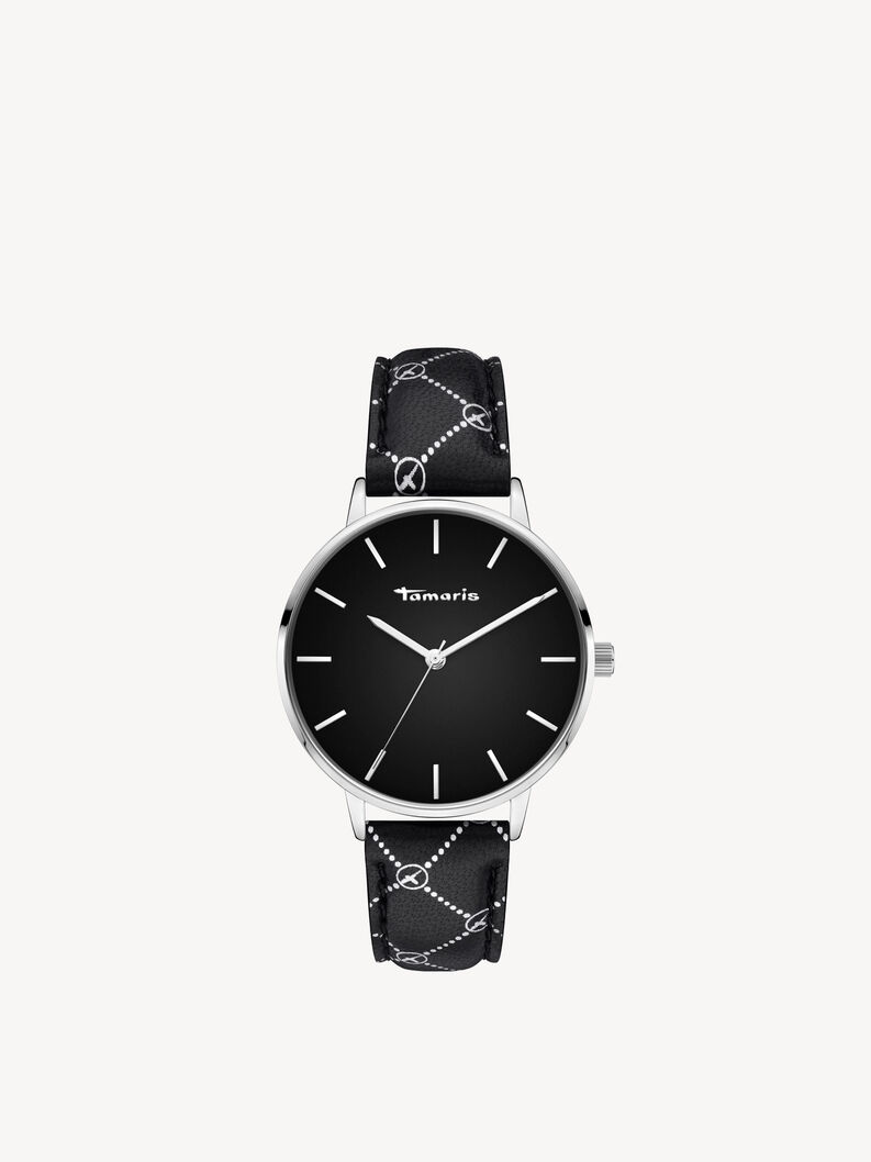 Horloge - zilver, silber black, hi-res