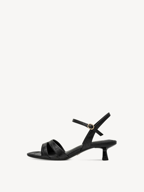 Sandalette, BLACK CROCO, hi-res