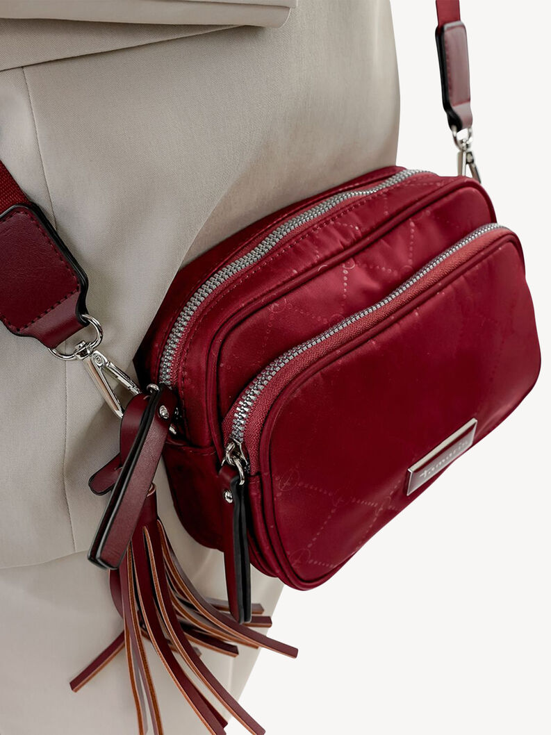 Borsa a tracolla - rosso, wine, hi-res