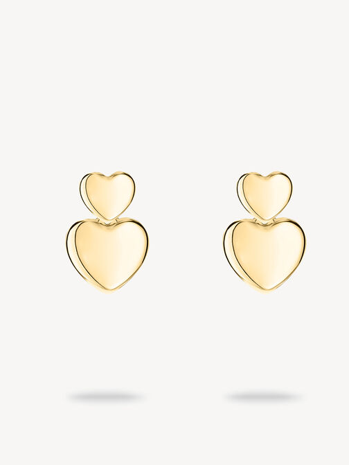 Ohrring, gold, hi-res