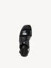 Sandaaltje - zwart, BLACK/CROCO, hi-res