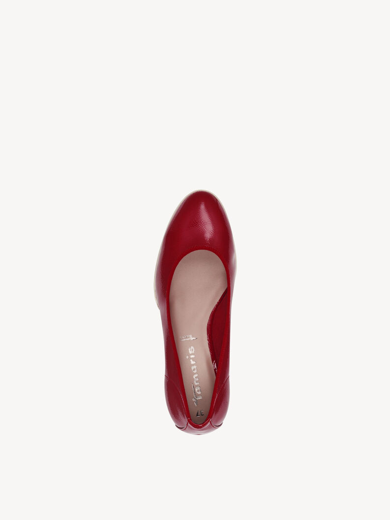 Kilepumps - rød, RED, hi-res