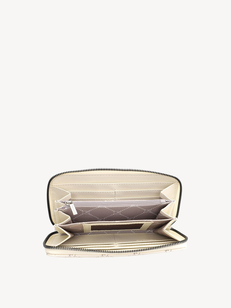 Geldbörse - grau, ecru, hi-res