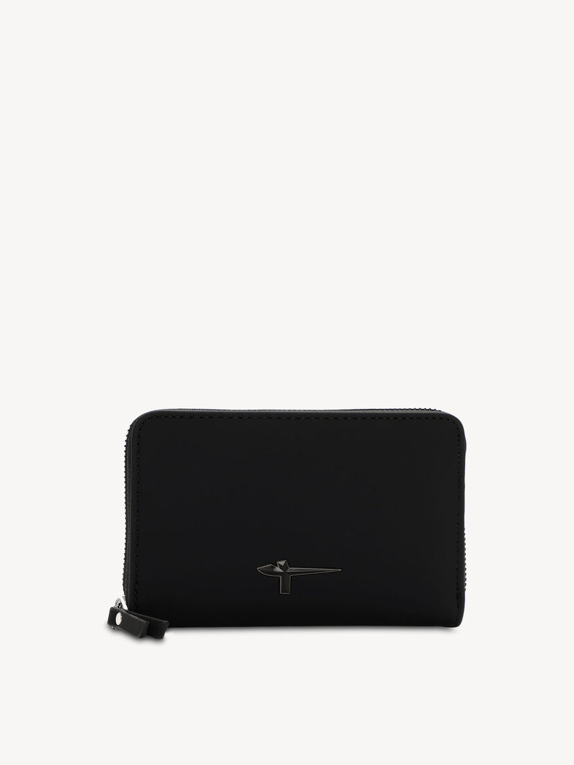 Portemonnee - zwart, black, hi-res