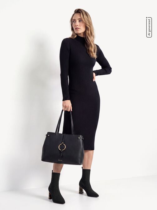 Bootie, BLACK, hi-res