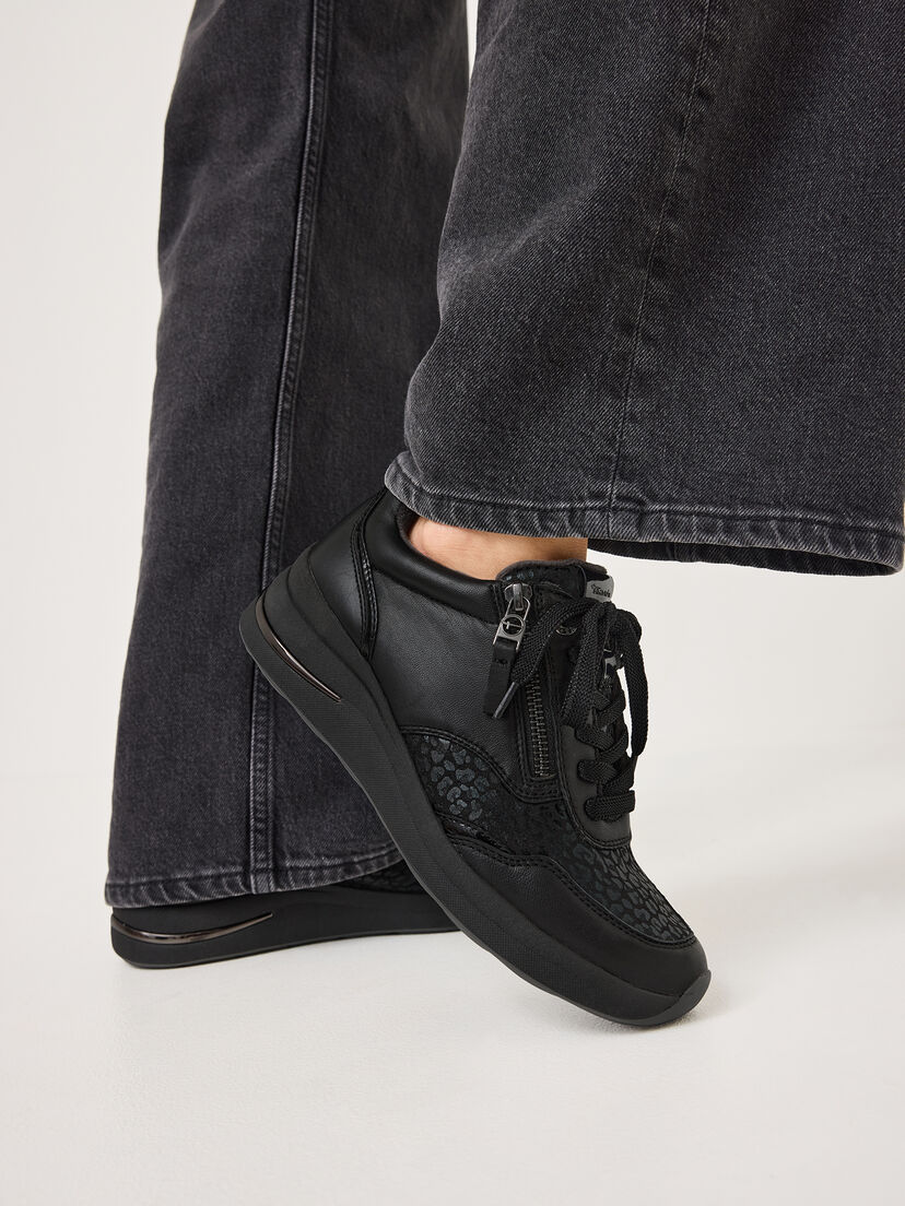 Sneaker - zwart, BLACK NAPPA, hi-res