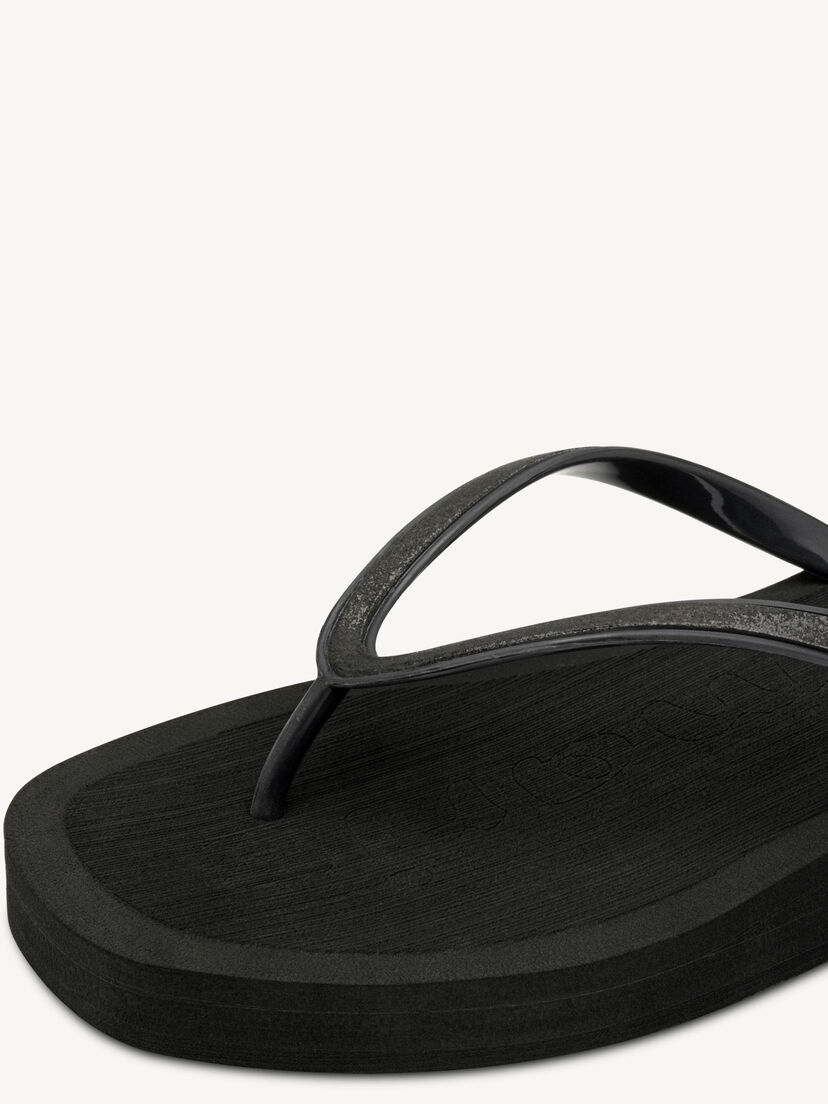Flip Flops - zwart, BLACK, hi-res