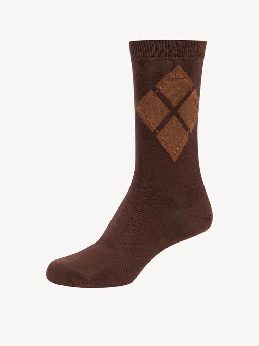 Socks, cognac, hi-res
