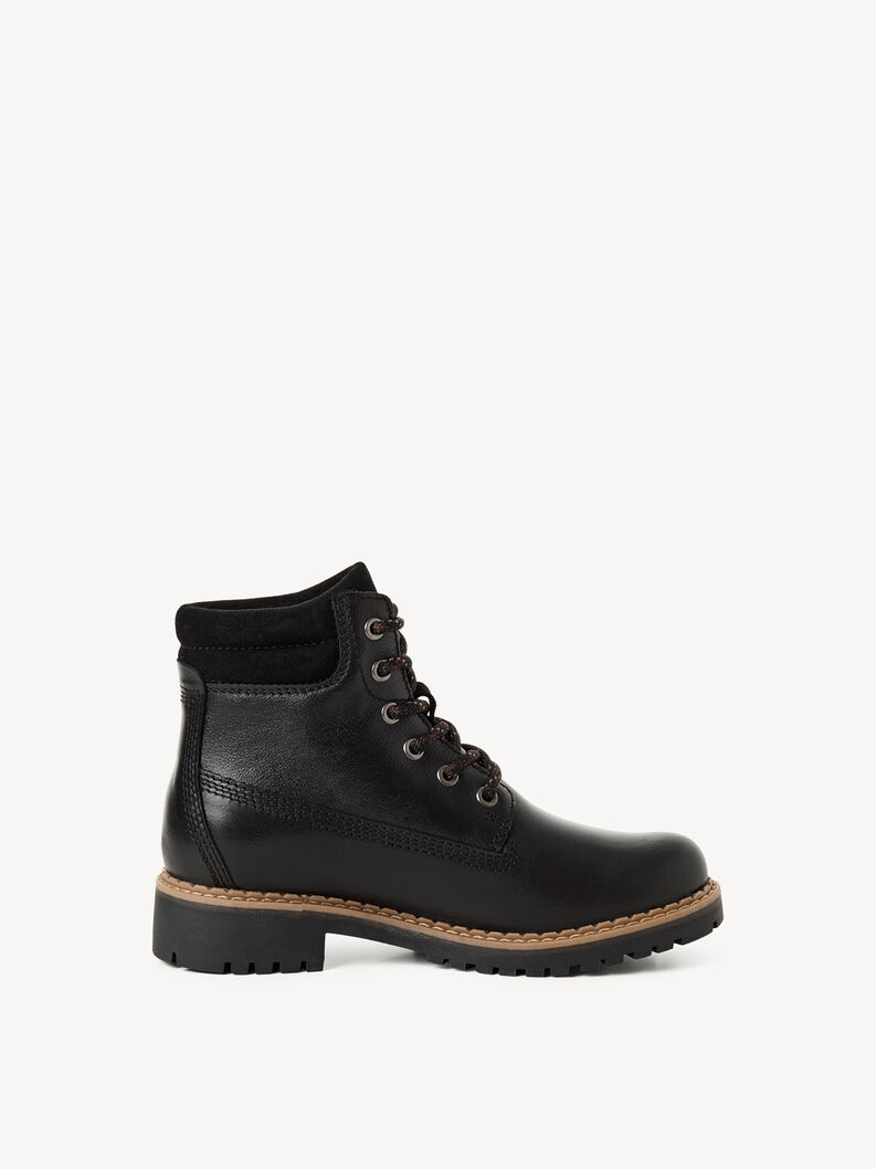 St&oslash;vletter - sort warm lining, BLACK LEATHER, hi-res