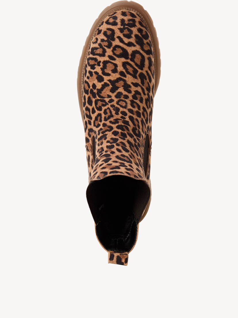 Leren Chelseaboot - bruin, LEOPARD, hi-res