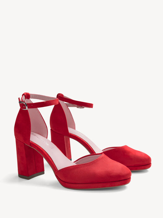Pumps, RED, hi-res