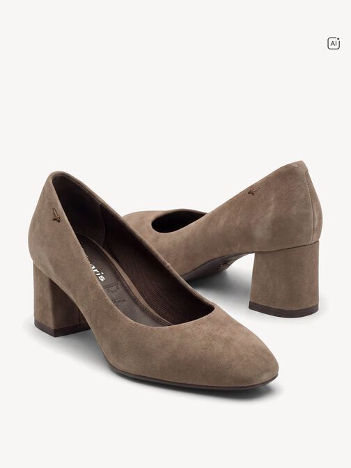 Pumps, TAUPE SUEDE, hi-res