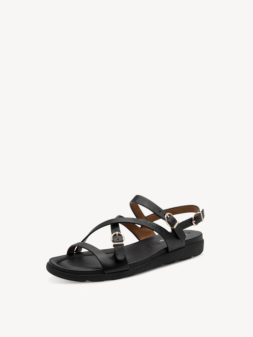 Sandale &agrave; talon, BLACK, hi-res