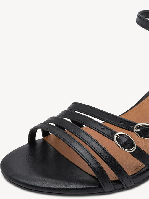 Heeled sandal, BLACK, hi-res