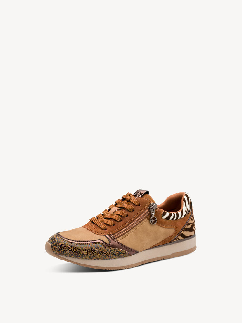 Sneaker - bruin, COGNAC COMB, hi-res