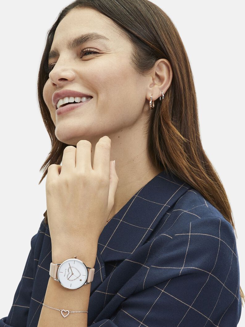 Set Uhr und Armband - rosegold, nude, hi-res