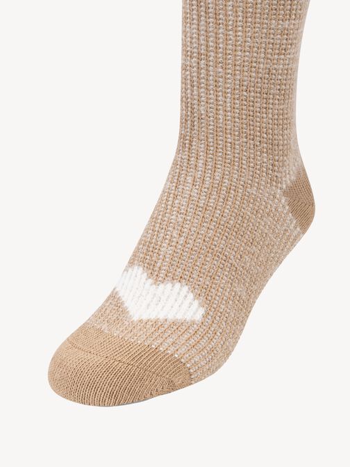 Socks, doeskin, hi-res