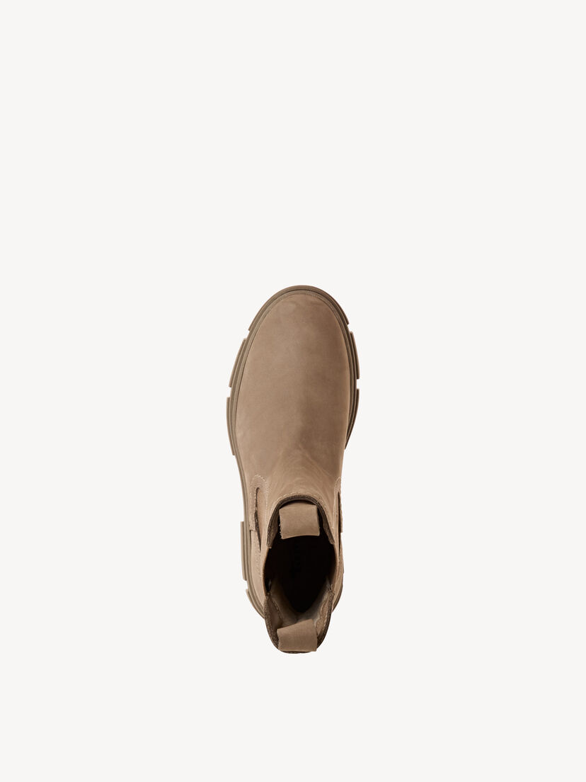 Leren Chelseaboot - beige, DUNE NUBUC, hi-res