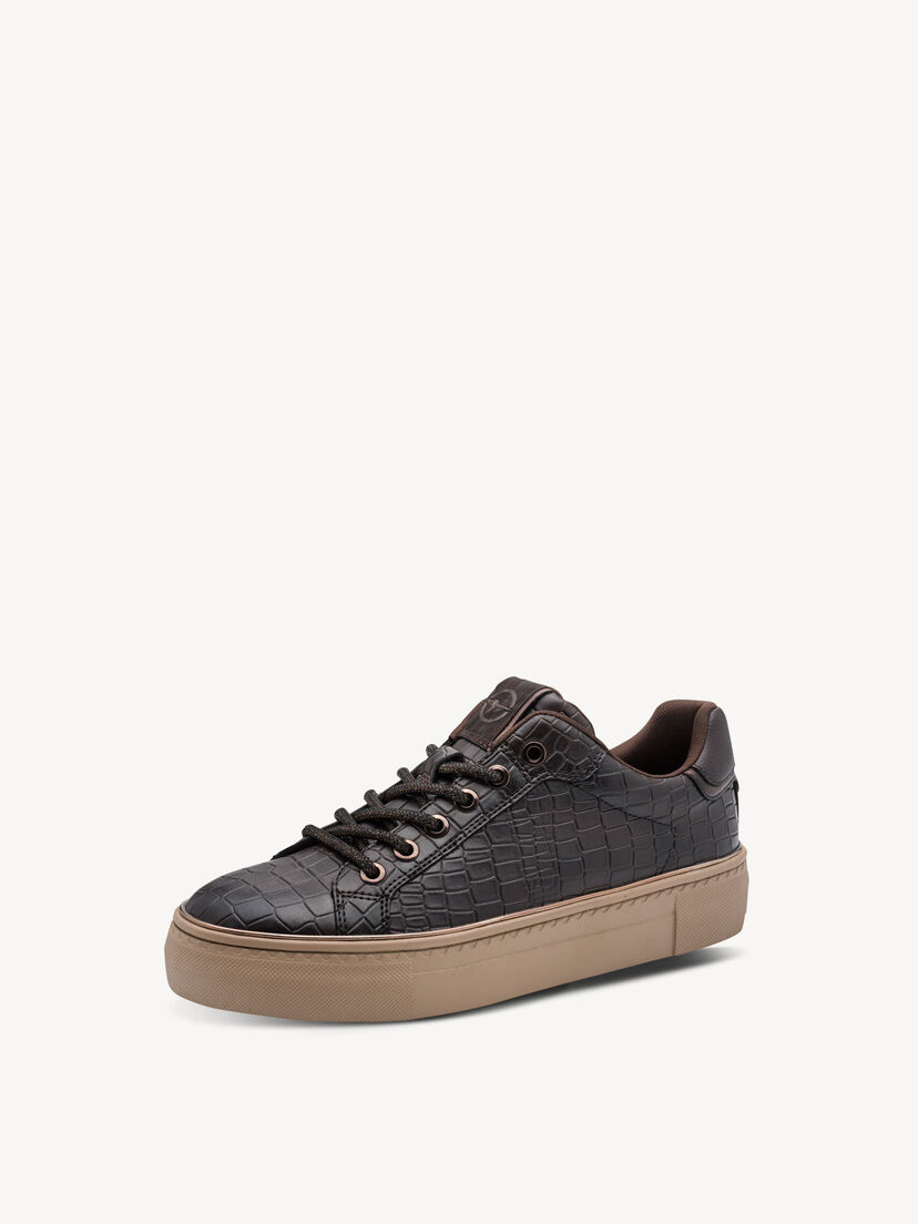 Sneaker - bruin, MOCCA CROCO, hi-res