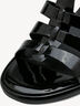Heeled sandal - black, BLACK PATENT, hi-res
