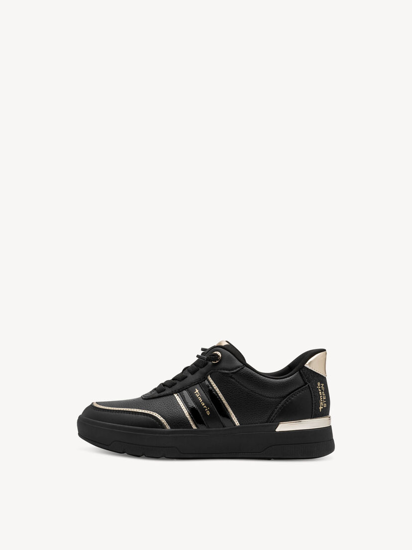 Sneaker - zwart, BLACK/GOLD, hi-res