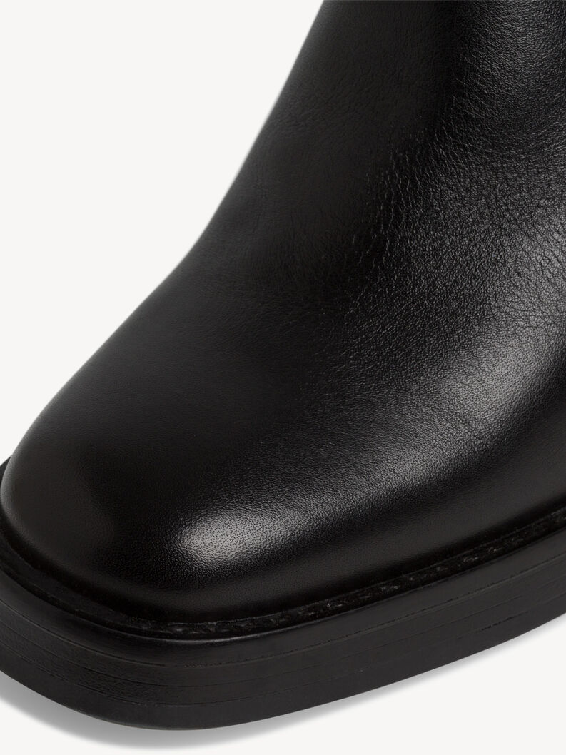 Bottes en cuir - noir, BLACK LEATHER, hi-res