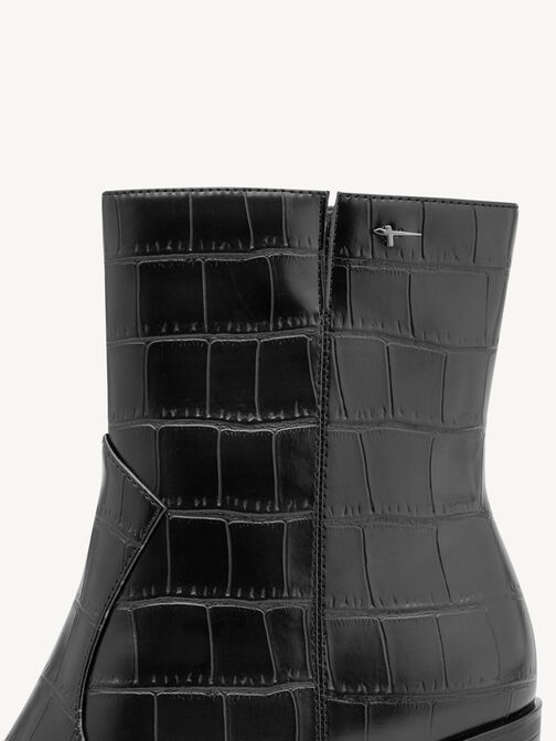 Stiefelette, BLACK CROCO, hi-res