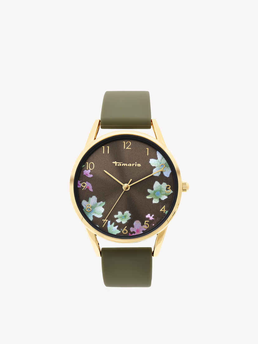 Horloge, gold-grün sunray, hi-res