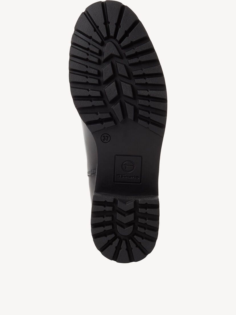 Leren Chelseaboot - zwart, BLACK LEATHER, hi-res