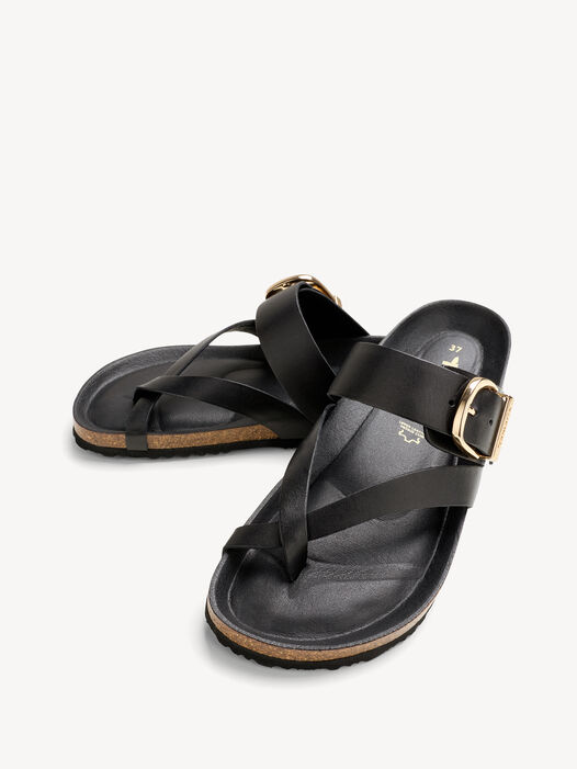 Slipper, BLACK, hi-res