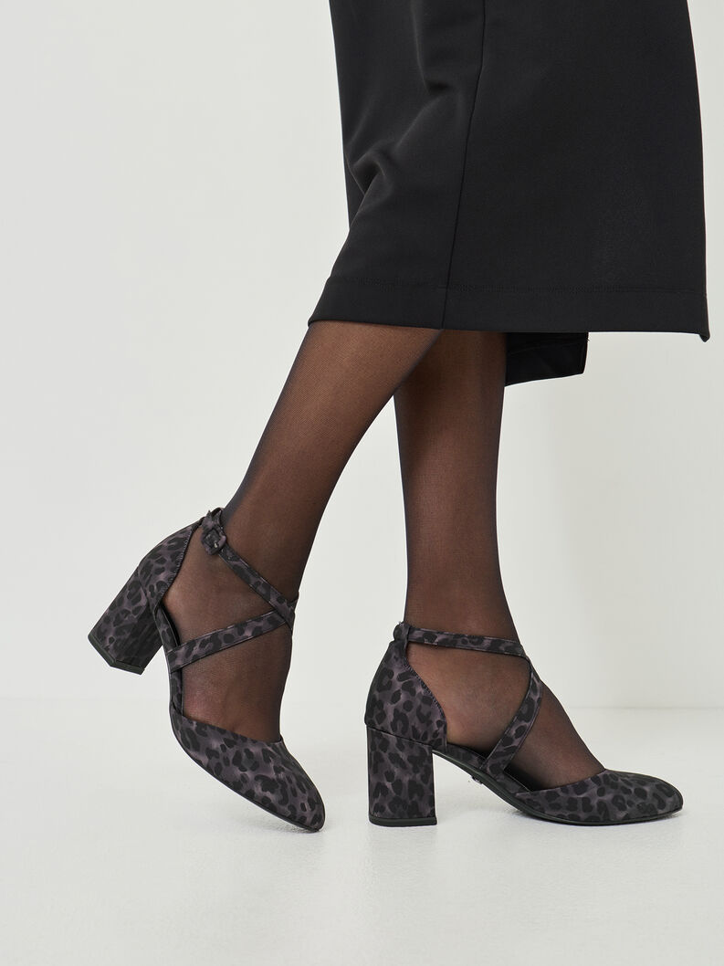 Escarpin - gris, GREY LEOPARD, hi-res
