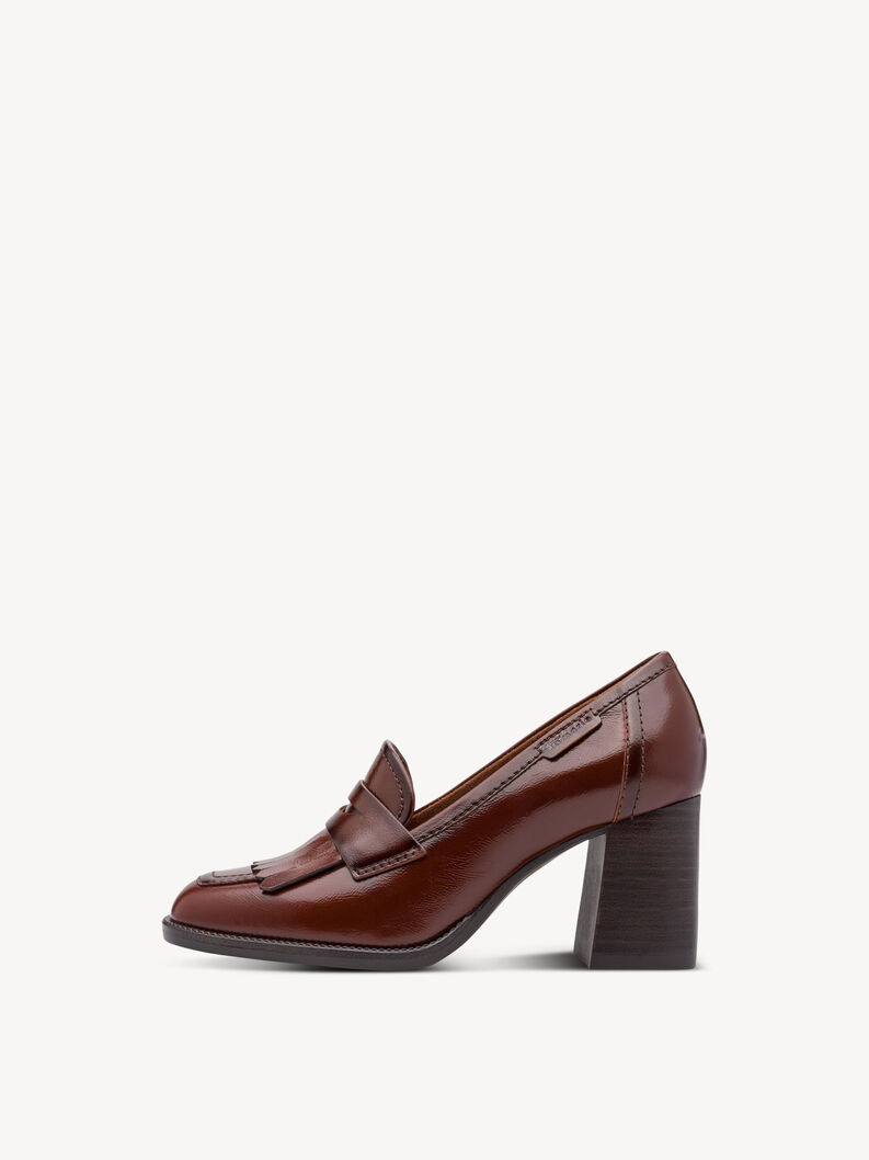 Trotteur en cuir - marron, cognac, hi-res