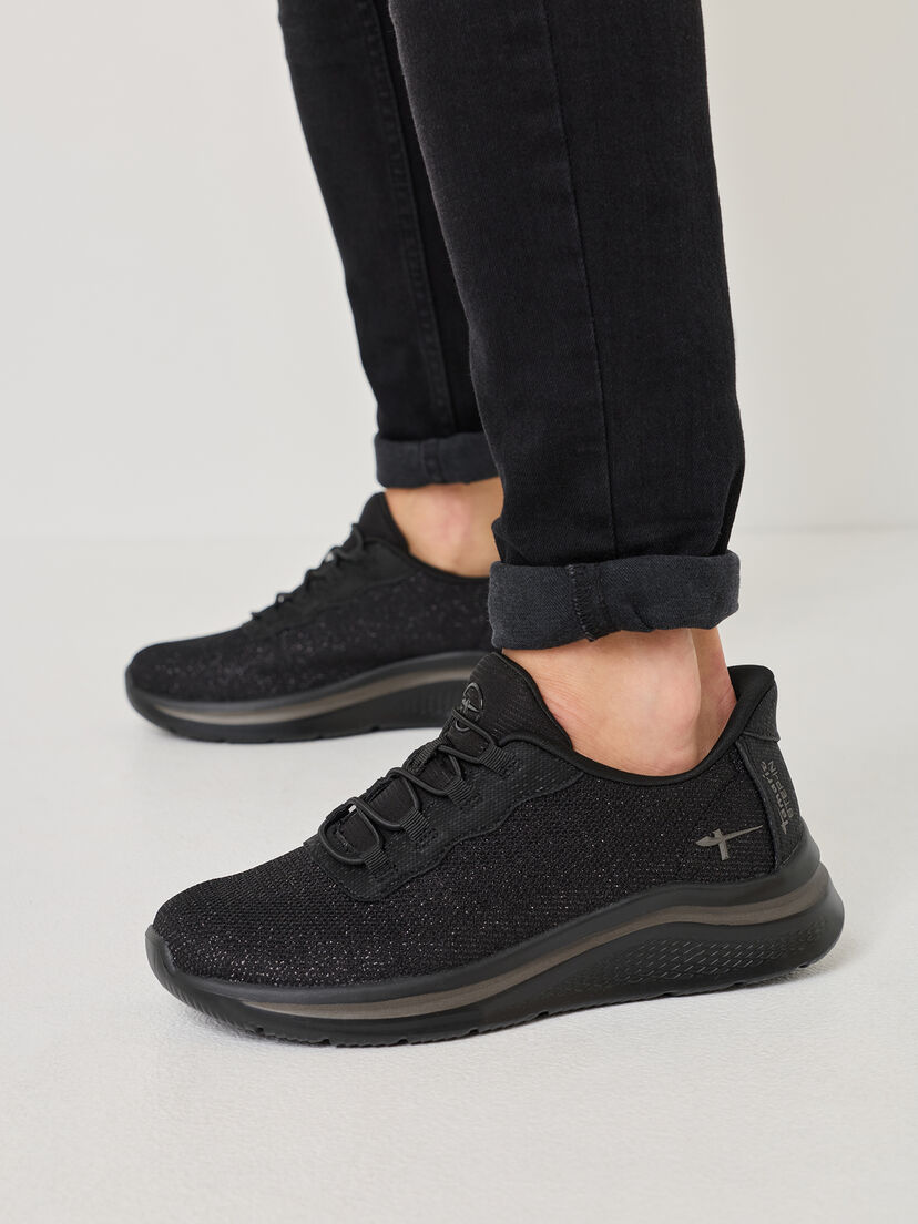 Sneaker - zwart, BLACK, hi-res