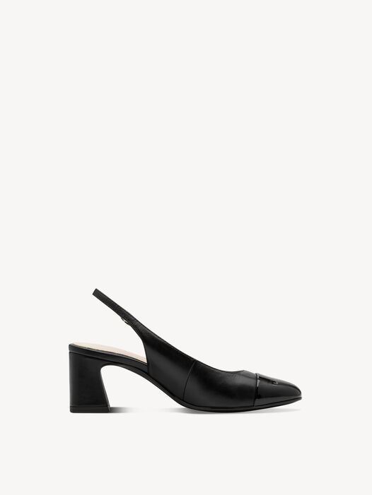 Slingpumps, BLACK, hi-res