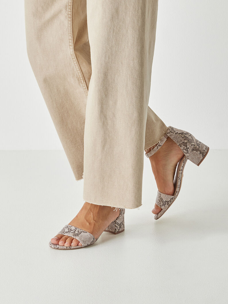 Sandalette - beige, BEIGE SNAKE, hi-res