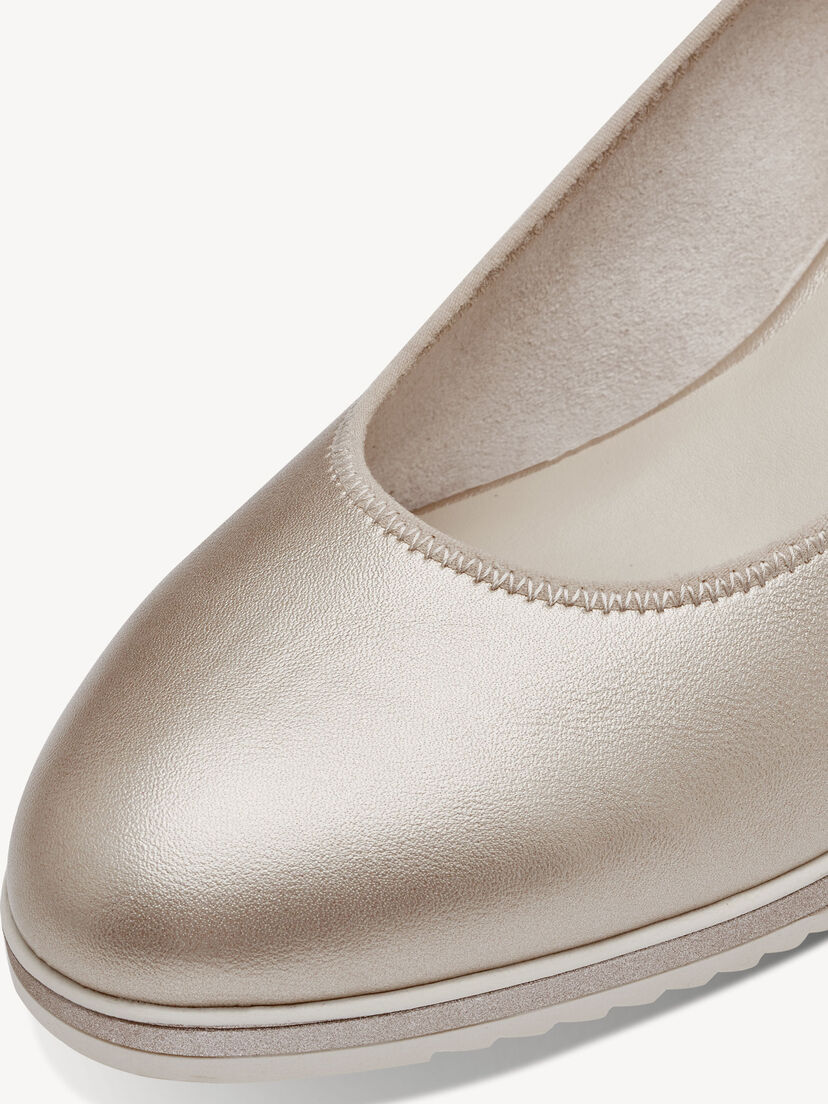 Sleehakpumps - goud, LIGHT GOLD, hi-res