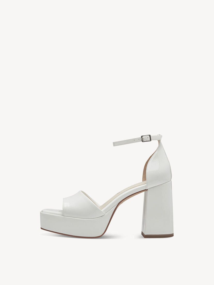 Sandaaltje, WHITE PATENT, hi-res