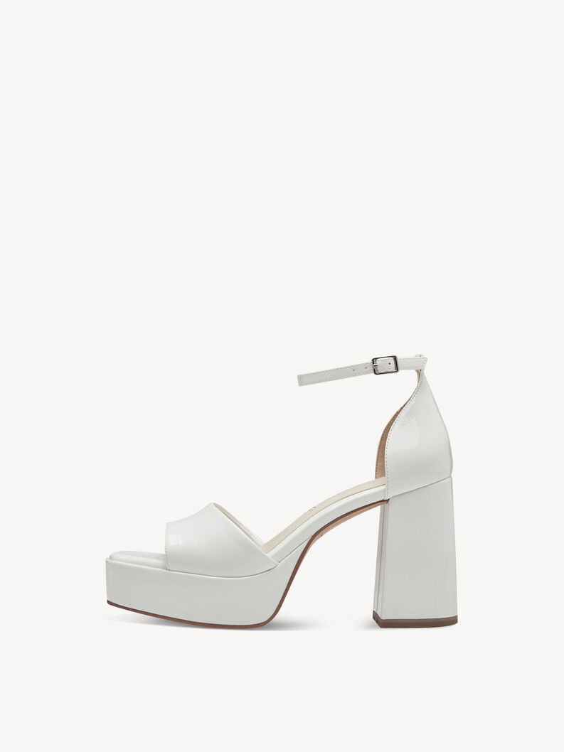 Sandalo - bianco, WHITE PATENT, hi-res