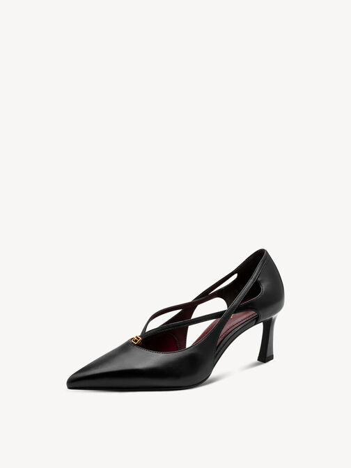Escarpin, BLACK LEATHER, hi-res