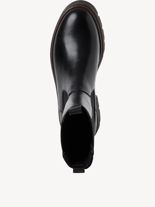 Chelsea boot, BLACK LEATHER, hi-res