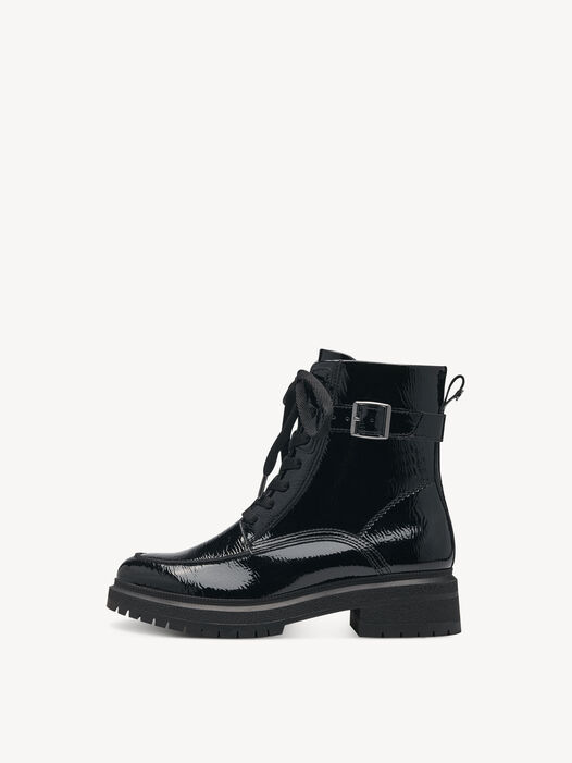 Enkellaarsje, BLACK PATENT, hi-res