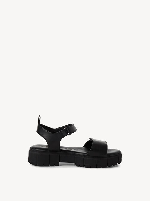 Heeled sandal, BLACK, hi-res