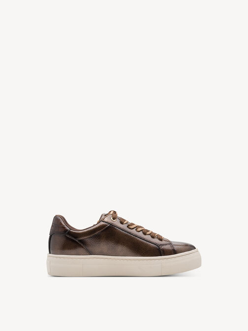 Sneaker, BROWN PATENT, hi-res