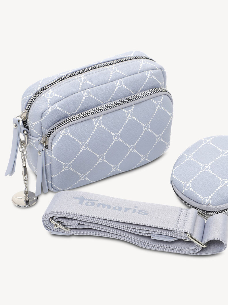 Borsa a tracolla - blu, greyblue, hi-res