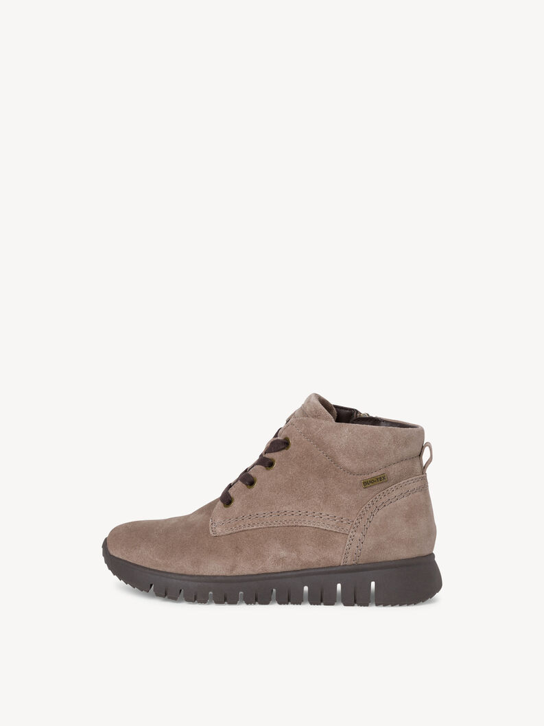 Leather Bootie - brown, TAUPE, hi-res