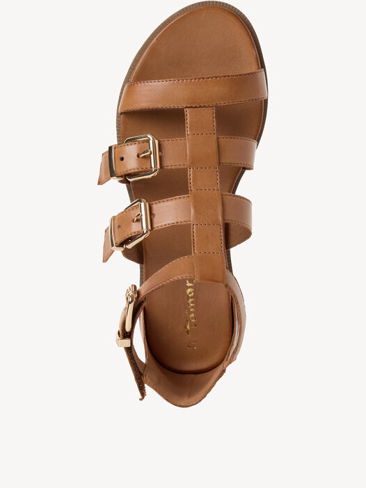Sandaal, cognac, hi-res