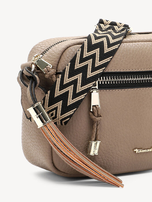 Schoudertas, taupe, hi-res