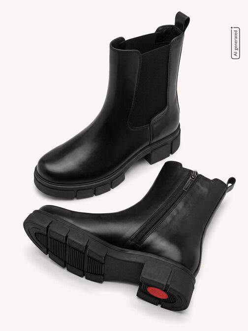 Chelsea boot, BLACK NAPPA, hi-res